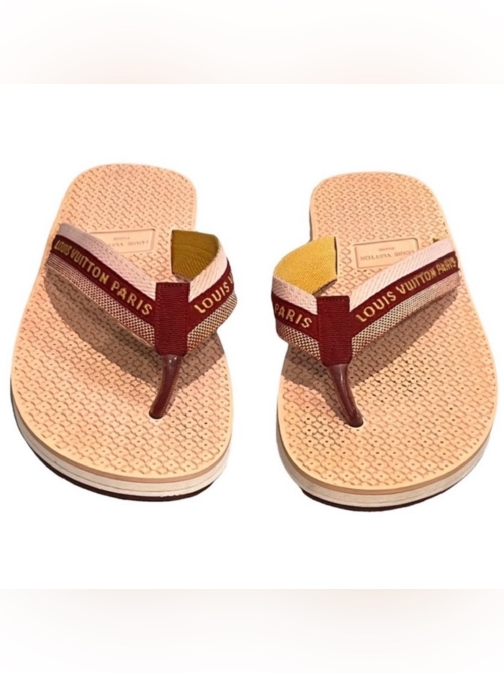 Louis Vuitton Bahia Thong Flip Flop Slippers Size 9